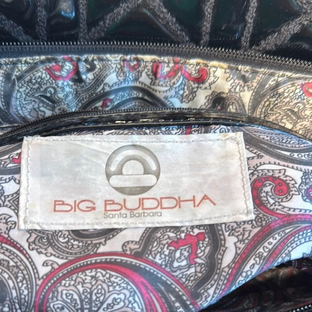 Big Buddha Black Quilted Tote Bag